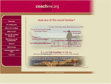 Tablet Screenshot of coachme.org